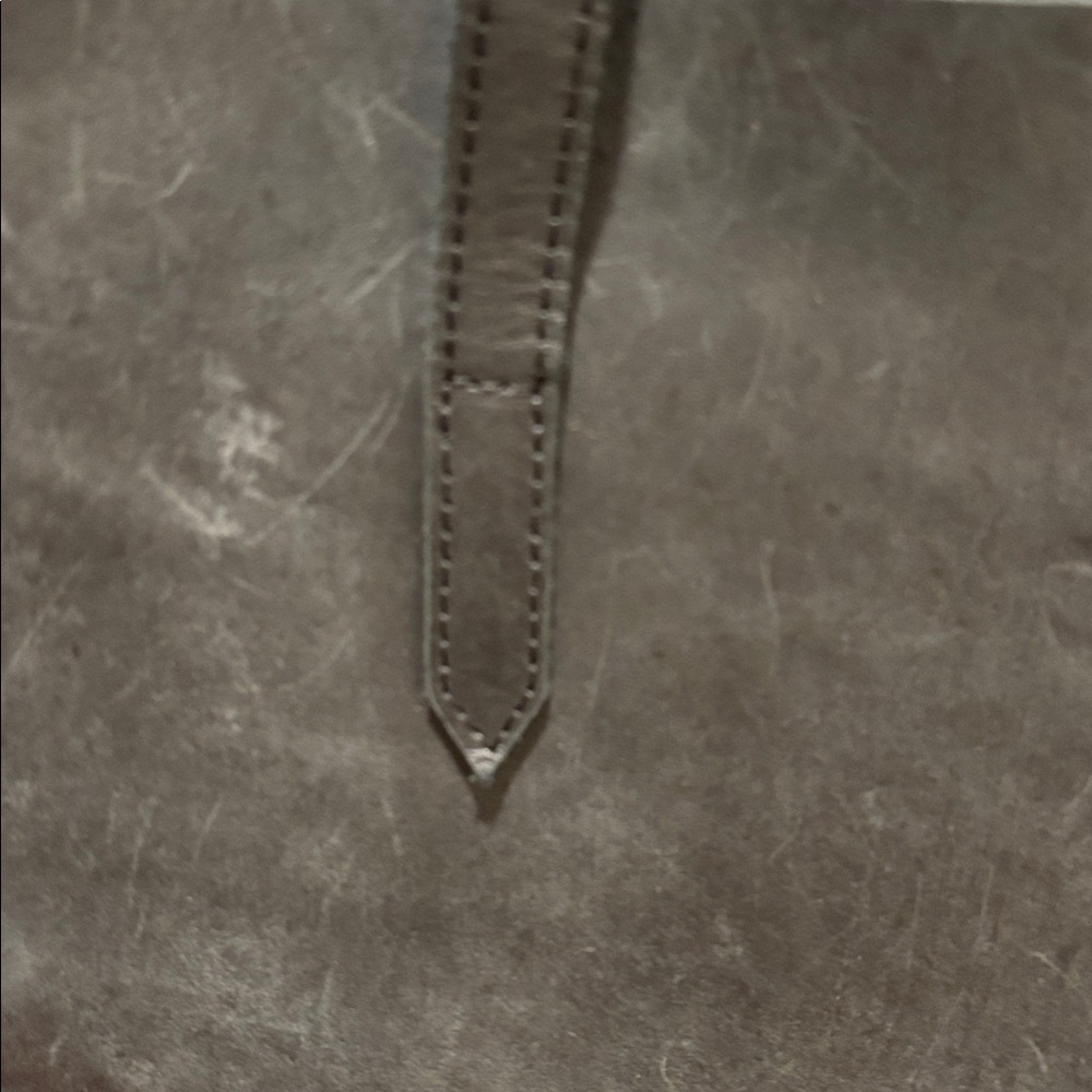 ABLE Classic Black Leather Tote Bag - Picture 3 of 7